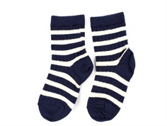 MP navy socks wool stripes (2-pack)